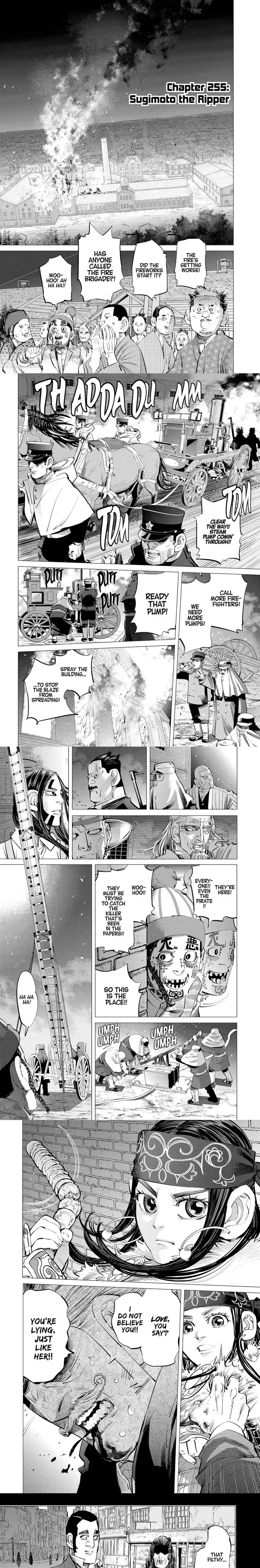 Golden Kamuy Chapter 255 image 1_optimized